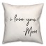 I Love You Mon  18x18 Spun Poly Pillow