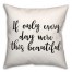 If Only  18x18 Spun Poly Pillow