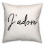 Jadore  18x18 Spun Poly Pillow