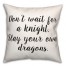 Knight  18x18 Spun Poly Pillow