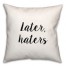 Later  18x18 Spun Poly Pillow