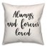 Loved  18x18 Spun Poly Pillow