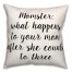 Momster  18x18 Spun Poly Pillow
