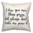 More Pizza  18x18 Spun Poly Pillow