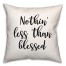 Nothin  18x18 Spun Poly Pillow