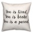 Paretn  18x18 Spun Poly Pillow