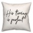Perfect Timing  18x18 Spun Poly Pillow