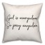 Pray Anywhere  18x18 Spun Poly Pillow