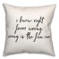 Right From Wrong  18x18 Spun Poly Pillow