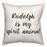 Rudolph  18x18 Spun Poly Pillow