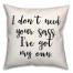 Sass  18x18 Spun Poly Pillow