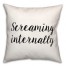 Screaming  18x18 Spun Poly Pillow