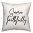 Serve  18x18 Spun Poly Pillow