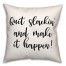 Slackin  18x18 Spun Poly Pillow
