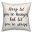 Sleepy  18x18 Spun Poly Pillow