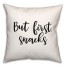 Snacks  18x18 Spun Poly Pillow