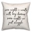 Snuggle Or Wrestle  18x18 Spun Poly Pillow