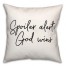 Spoiler Alert  18x18 Spun Poly Pillow