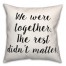 Togetehr  18x18 Spun Poly Pillow
