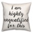 Unqualified  18x18 Spun Poly Pillow