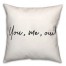 You Me Oui  18x18 Spun Poly Pillow