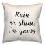 Yours  18x18 Spun Poly Pillow