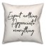 Expect Nothing 18x18 Spun Poly Pillow