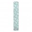 Teal Sketched Whale Poly Twill Table Runner