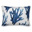 Blue Watercolor Coral  14x20 Spun Poly Pillow