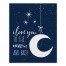 I Love You To The Moon And Back  Wall Art