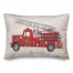 Vintage Fire Truck  14x20 Spun Poly Pillow