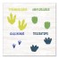 Dinosaur Footprints Wall Art