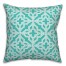 Blue Quatrefoil Pattern 18x18 Indoor / Outdoor Pillow