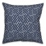Navy Geometric Diamond Pattern 18x18 Indoor / Outdoor Pillow