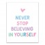 Believe in Yourself 11x14 Canvas Wall Art