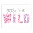 Little but Wild Cheetah Print 11x14 Canvas Wall Art