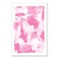 Pink Abstract Splash 12x18 Canvas Wall Art