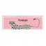 Sassy Pink Leopard 12x36 Personalized Canvas Wall Art