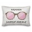 Lookin Fierce Leopard Sunglasses 14x20 Personalized Spun Poly Pillow