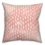 Blush Watercolor Dots 18x18 Spun Poly Pillow