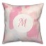 Pastel Abstract Monogram 18x18 Personalized Spun Poly Pillow