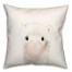 Watercolor Bubblegum Llama 18x18 Spun Poly Pillow