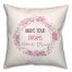 Dreams Come True Wreath 18x18 Spun Poly Pillow