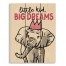 Big Dream Elephant 10.5x14 Pallet Wood Art