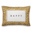 Happy Yellow and White Dalmatian 14x20 Indoor / Outdoor Pillow