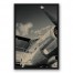 Vintage Plane I 20x30 Black Floating Framed Canvas