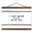 Bored With You 12x8 Teak Hanging Canvas
