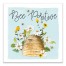 Be Positive Honey Bee 12x12 Canvas Wall Art