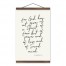 Spirit Of Power  12x18 Teak Hanging Canvas