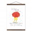 When Life Gives You Rain 12x16 Teak Hanging Canvas